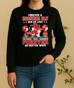 Peanuts Forever A Indiana Hoosiers Fan Win Or Lose No Matter What Sweater