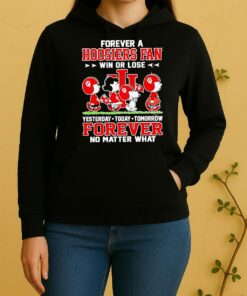 Peanuts Forever A Indiana Hoosiers Fan Win Or Lose No Matter What Unisex Hoodie