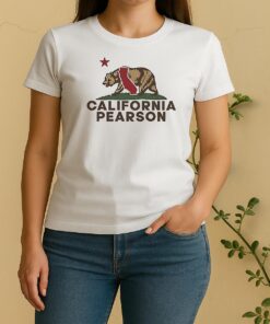 Pearson California Bear California Republic Wordplay Vintage Women Shirt