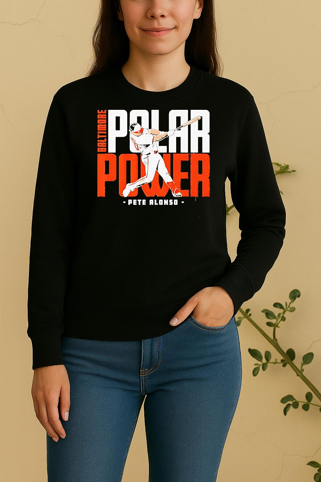 Pete Alonso Polar Power Baltimore Orioles Sweater