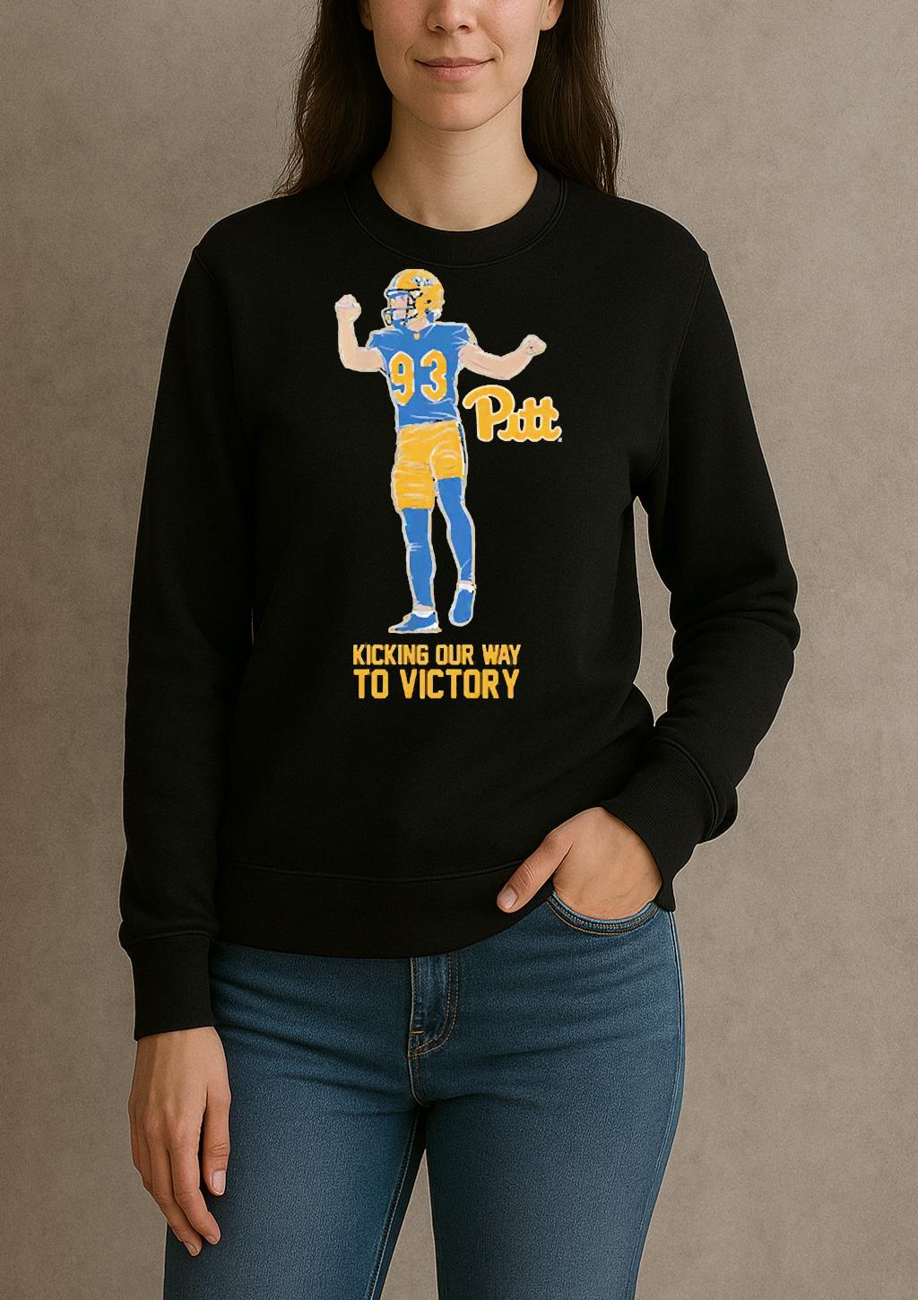 Pitt Trey Butkowski Kicking Our Way To Victory sweater