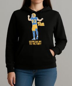 Pitt Trey Butkowski Kicking Our Way To Victory Unisexhoodie