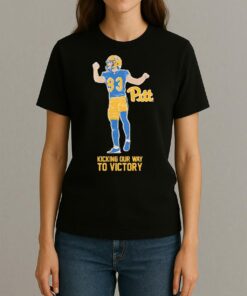 Pitt Trey Butkowski Kicking Our Way To Victory Womentee