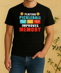 Playing Pickleball Improves Memory Whats The Saucers Vintage Shirt