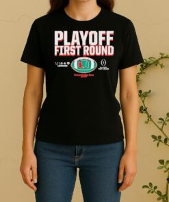 Playoff First Round Miami Hurricanes 2025 Cfp Winner Women Shirt