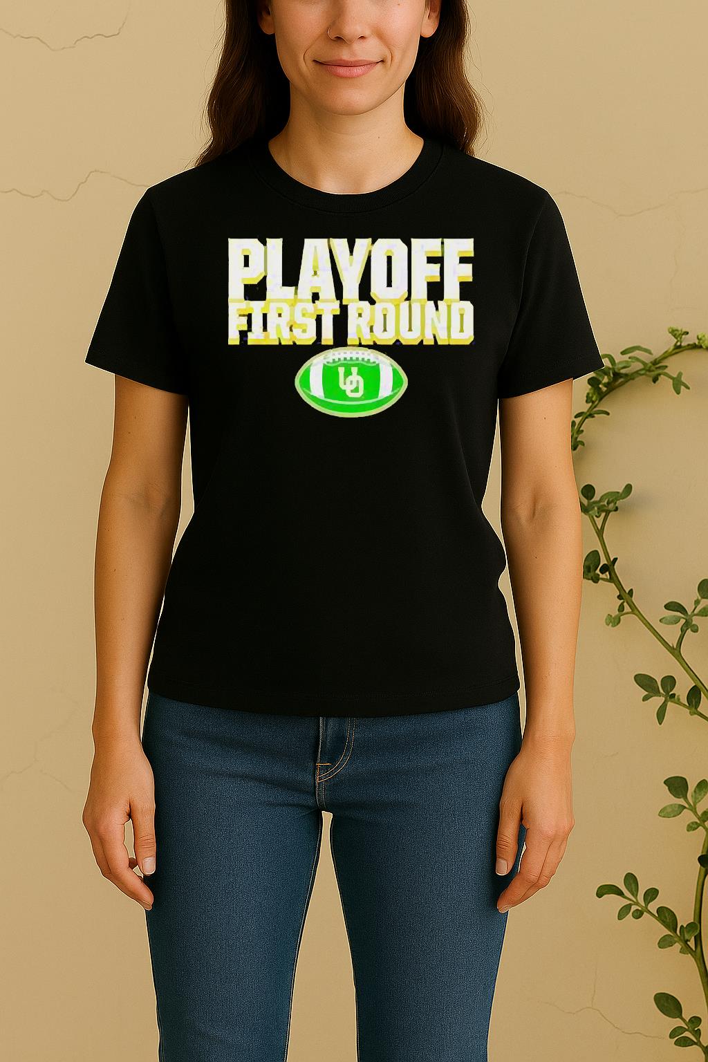 Playoff First Round Oregon Ducks 2025 Cfp Winner Women Shirt