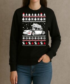 Porsche 964 Brings Christmas Home Ugly Premium sweater