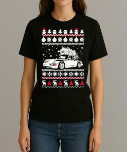 Porsche 964 Brings Christmas Home Ugly Premium Womentee
