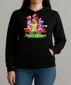 Power Rangers Christmas Ho Ho Power Rangers Premium Unisexhoodie