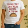 Pretty You Are The Only Meat For My Taco Valentines Shirt