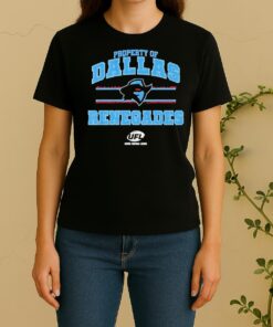 Property Of Dallas Renegades Ufl Logo Women Shirt