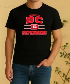 Property Of Dc Defenders Ufl Logo Shirt
