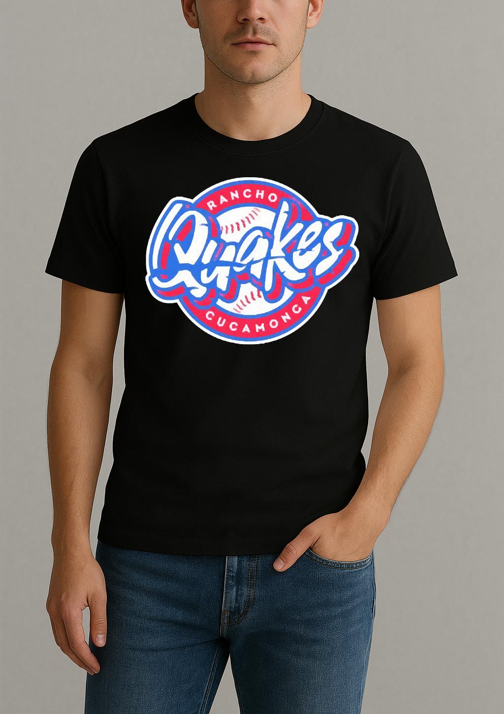 Rancho Quakes Cucamonga Logo Premium Shirt