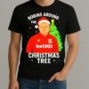 Robins Around The Christmas Tree Stoke City Christmas Premium Shirt