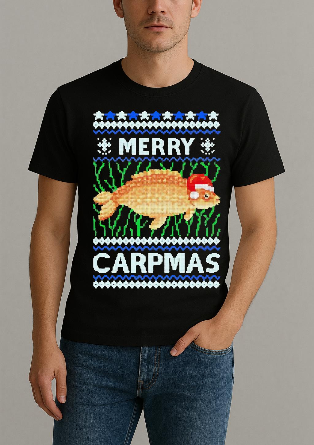 Santa Claus Carpmas Merry Carpmas Ugly Christmas Premium Shirt