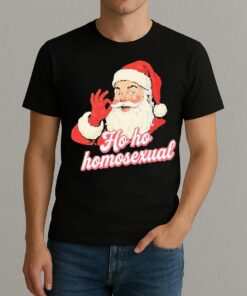 Santa Claus Ho Ho Homosexual Premium Shirt