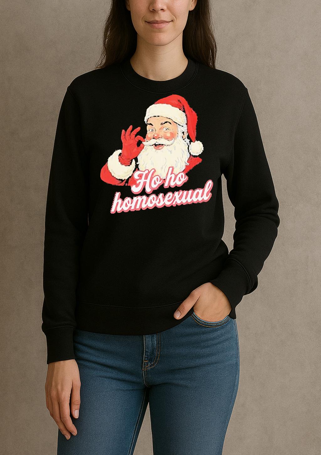 Santa Claus Ho Ho Homosexual Premium sweater