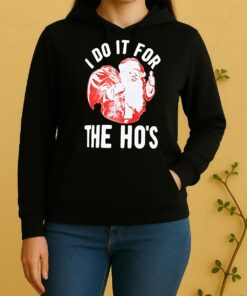 Santa I Do It For The Hos Christmas Unisex Hoodie