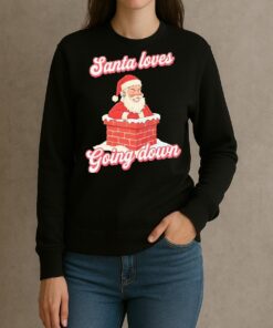 Santa Loves Going Down Premium sweater
