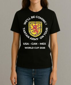 Scottish Football Well Be Coming Tartan Army On Tour World Cup 2026 Womentee