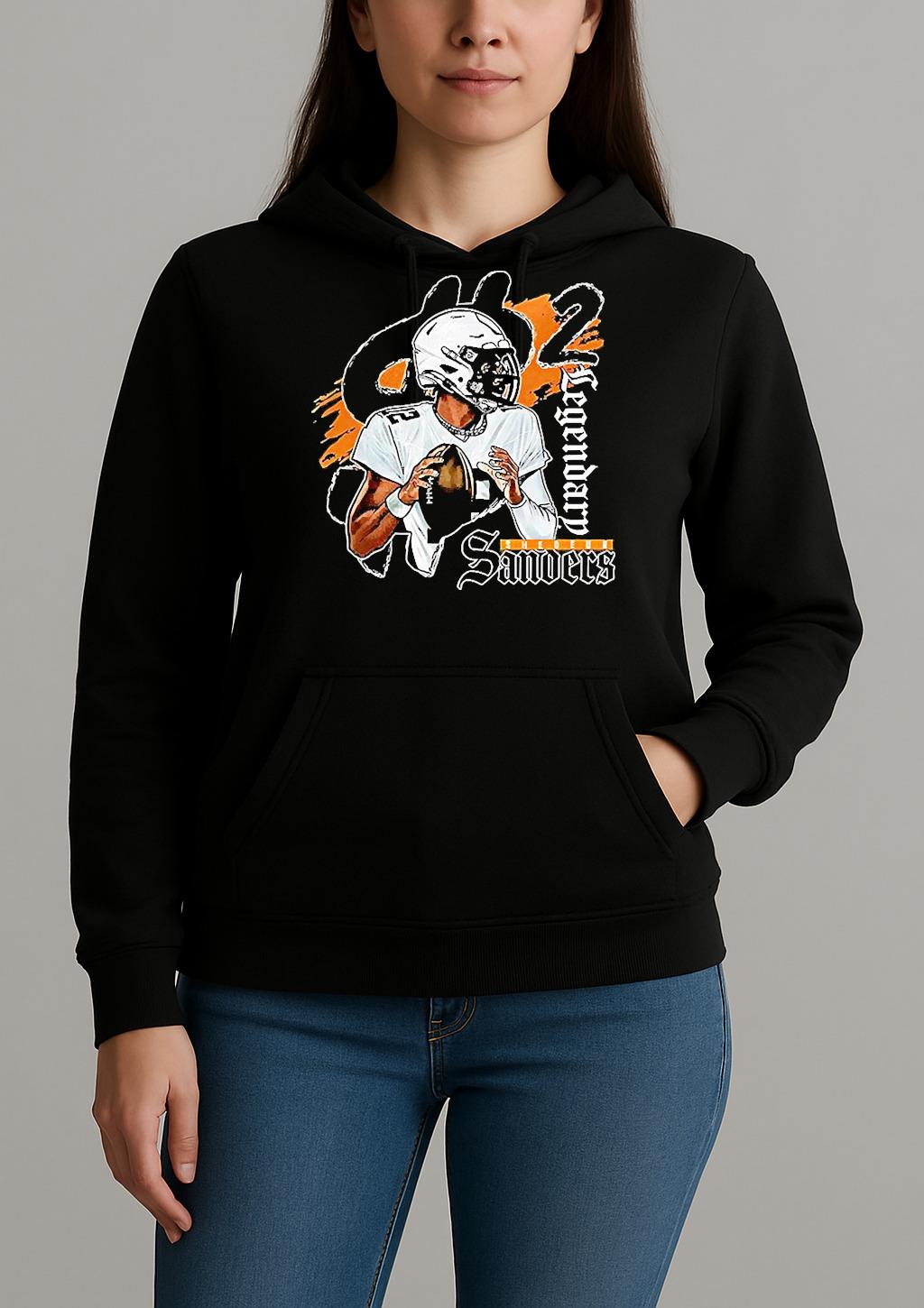 Shedeur Sanders 2Legendary Graphic Unisexhoodie