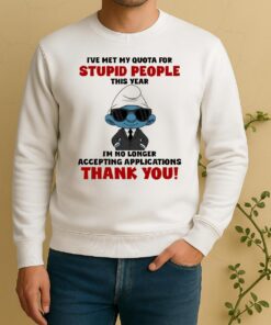 Smurf Ive Met My Quota For Stupid People This Year Circle Sweater