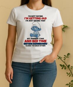 Smurf My Dinner Time And Bed Time Getting Dangerously Close To Each Other Circle Women Shirt