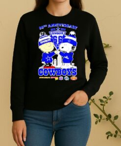 Snoopy And Charlie Brown Dallas Cowboys 66Th Anniversary Super Bowl Sweater
