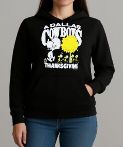 Snoopy Walk A Dallas Cowboys Thanksgiving Premium Unisexhoodie
