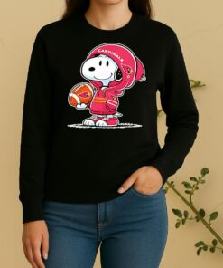 Snoopy Wears Arizona Cardinals Football Sweater