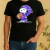 Snoopy Wears Baltimore Ravens Football Shirt
