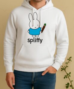 Spliffy Bunny Graphic Unisex Hoodie