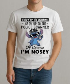 Stitch I Grew Up The Listening I Grew Up To The Police Scanner Shirt