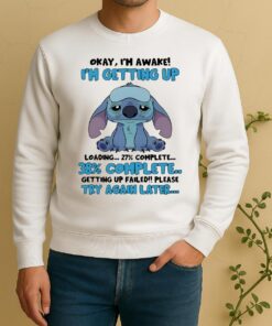 Stitch Okay Im Awake Im Getting Up Circle Sweater