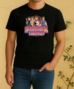 Stranger Things Season 5 Main Crew 80S Style Group Shirt