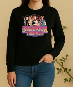 Stranger Things Season 5 Main Crew 80S Style Group Sweater