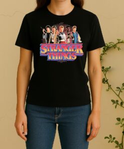 Stranger Things Season 5 Main Crew 80S Style Group Women Shirt