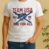 Team Usa Milano Cortina 2026 Winter Olympics Circle Shirt