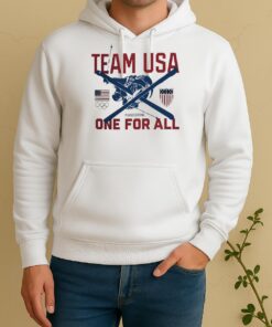 Team Usa Milano Cortina 2026 Winter Olympics Circle Unisex Hoodie