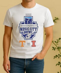 Tennessee Volunteers Vs Illinois Fighting Illini 2025 Liberty Mutual Music City Bowl Shirt