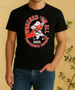 Texas Tech Red Raiders 2025 Wrecked Em Conference Champions Shirt