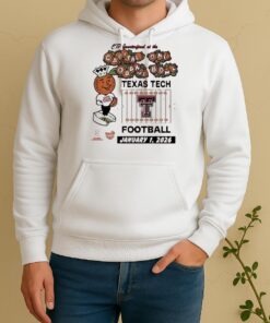 Texas Tech Red Raiders 2026 Orange Bowl January 1SsUnisex Hoodie