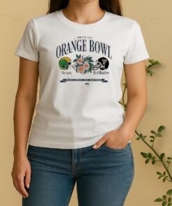 Texas Tech Red Raiders Vs University Of Oregon 2026 Capital One Orange Bowl Women Shirt