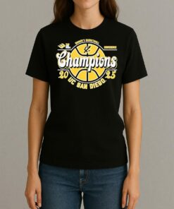 The Big Wests Best Womens Basketball Conference Champions 2025 Uc San Diego Tritons Womentee