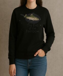 The End Of The Rainbow Funny Fish sweater