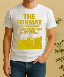The Format Los Angeles Ringer Live At The Fairbanks Lawn Hollywood Forever Cemetery Shirt