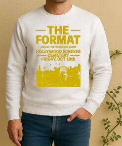 The Format Los Angeles Ringer Live At The Fairbanks Lawn Hollywood Forever Cemetery Sweater