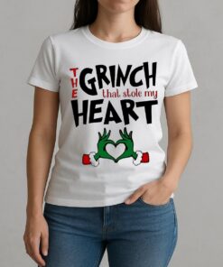 The Grinch That Stole My Heart Couple Matching W-tee