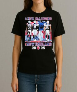 Treveyon Henderson Stefon Diggs And Drake Maye New England Patriots A New Era Begins 2025 Signatures Womentee