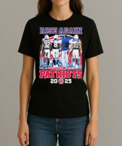 Treveyon Henderson Stefon Diggs And Drake Maye New England Patriots Rise Again 2025 Signatures Womentee